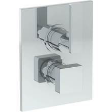 Watermark 71-T20-LLD4-WH - Wall Mounted Thermostatic Shower Trim with built-in control, 7 1/2''