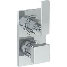 Watermark 71-T25-LLP5-GP - Wall Mounted Thermostatic Shower Trim with built-in control, 3 1/2'' x 6 1/4''