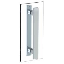 Watermark GB33-DDP-GP - Rectangular 18” double shower door pull/glass mount towel bar