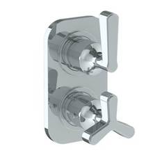 Watermark 30-T25-TR24-PC - Wall Mounted Mini Thermostatic Shower Trim with built-in control, 3 1/2''