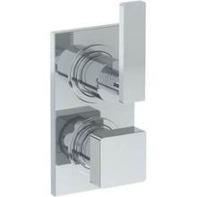 Watermark 71-T25-LLO6-GP - Wall Mounted Thermostatic Shower Trim with built-in control, 3 1/2'' x 6 1/4''