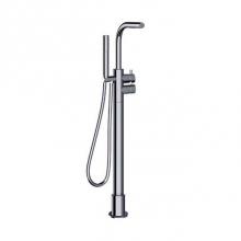 Blu Bathworks QTF-0511-AS - Project - floor mount tubfiller w hand shower