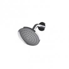 Blu Bathworks QSH-0031-AS - Wall showerhead adj. ABS head; Ø5''; AS