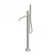 Blu Bathworks 1262-AS - Source - floor mount tubfiller w hand shower; 44''H; AS