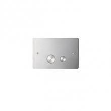 Blu Bathworks QAP-0011-AS - Wall cover plate for dual flush Geberit toilet wall carrier