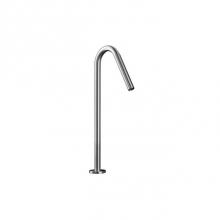 Blu Bathworks TOX135-S - Inox Stainless Steel Deck-Mount Swan-Neck Basin Spout 13 3/4'' H, Satin Finish