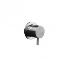 Blu Bathworks TOX811R/SA-S - Inox Stainless Steel Wall-Mount Single-Lever Basin Mixer, Satin Finish