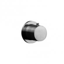 Blu Bathworks TOX901-S - Inox Stainless Steel Wall-Mount Thermostatic Tub/Shower Trim Set, Satin Finish