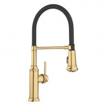 Blanco Canada 442982 - Empressa Semi-Pro 1.5 Gpm Satin Gold