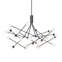 Kuzco Lighting Inc CH97358-BK - Moto 56-in Black LED Chandeliers