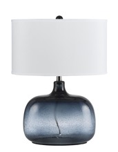 CAL Lighting BO-2263TB - 24.25" Height Glass Table Lamp in Blue