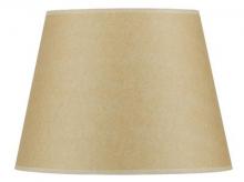 CAL Lighting SH-1367 - 9.5" Tall Beige Round Hardback Fabric Shade