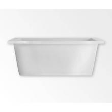 Aquatic AC003319-UNI-TO-WH - Soco 6636F Freestanding Bathtub