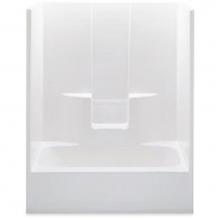 Aquatic 2603SGMSCR-BI - Gelcoat Supercore Tub-Shwr; Above Floor Rough