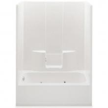 Aquatic 6036SGMR-BI - Gelcoat Smth Wall Tub-Shwr; Above Floor Rough