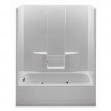 Aquatic 6036SGRWP-WH - Gelcoat Smth Wall Tub-Shwr Whirlpool