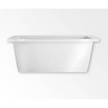 Aquatic AC003324-FC-TO-WH - Soco 7242CF Freestanding  Bathtub