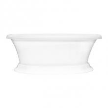 Aquatic W11AIR7240P-WH - CARRINGTON 7240CF Soaking Tub