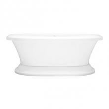 Aquatic W13AIR6638FTO-WH - CARRINGTON 6638CF Soaking Tub