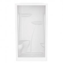 Aquatic M148R-WH - M148R-WH Plumbing Shower Enclosures