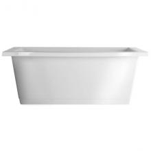 Aquatic W24AIR6636FTO-WH - SOCO 6636F Soaking Tub White