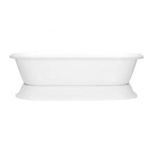 Aquatic WY6717PTO-WH - VIOLET 7239CF Soaking Tub