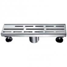 Dawn LAN120304MB - Shower linear drain--14G, 304type stainless steel, matte black finish: 12''Lx3'&apo