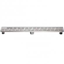 Dawn LAN320304MB - Shower linear drain--14G, 304type stainless steel, matte black finish: 32''Lx3'&apo