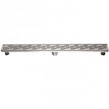 Dawn LHG360304MB - Shower linear drain--14G, 304type stainless steel, matte black finish: 36''Lx3'&apo