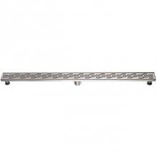 Dawn LHG470304MB - Shower linear drain--14G, 304type stainless steel, matte black finish: 36''Lx3'&apo