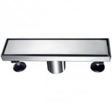 Dawn LVA120304MB - Shower linear drain--18G, 304type stainless steel, matte black finish: 12''Lx3'&apo