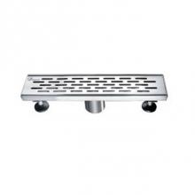 Dawn LYE120304MB - Shower linear drain--14G, 304type stainless steel, matte black finish: 12''Lx3'&apo