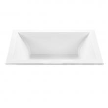 MTI Baths ASTM103-BI-UM - ANDREA 13 ACRYLIC CXL UNDERMOUNT AIR BATH/MICROBUBBLES - BISCUIT (65.75X41.875)