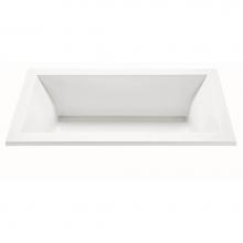 MTI Baths AE104DM-WH-UM - ANDREA 14 DOLOMATTE UNDERMOUNT AIR BATH ELITE - WHITE (71.25X41.5)