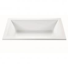 MTI Baths AE106DM-WH-UM - ANDREA 16 DOLOMATTE UNDERMOUNT AIR BATH ELITE - WHITE (71.5X41.625)