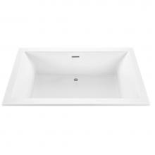 MTI Baths AEAP108-WH-UM - ANDREA 18 ACRYLIC CXL UNDERMOUNT AIR BATH ELITE/WHIRLPOOL - WHITE (72X48.25)