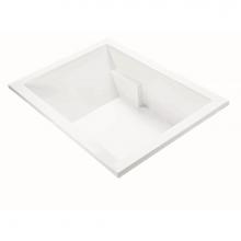 MTI Baths AE114DM-WH-DI - ANDREA 9 DOLOMATTE DROP IN AIR BATH ELITE - WHITE (66.75X49)