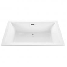 MTI Baths AU192-WH-DI - ANDREA 22 ACRYLIC CXL DROP IN AIR BATH/ULTRA WHIRLPOOL - WHITE (66X36)