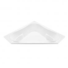 MTI Baths ASTM38-WH - Cayman 5 Acrylic Cxl Drop In Corner Air Bath/Microbubbles - White (71.125X71.125)