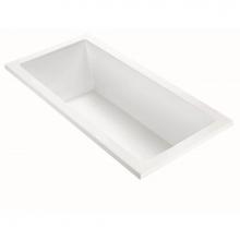 MTI Baths ASTSM93DM-WH-UM - ANDREA 3 DOLOMATTE UNDERMOUNT AIR BATH/STREAM - WHITE (72X35.75)