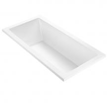 MTI Baths AU93-WH-UM - ANDREA 3 ACRYLIC CXL UNDERMOUNT AIR BATH/ULTRA WHIRLPOOL - WHITE (72X35.75)