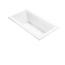 MTI Baths AU96-WH-DI - ANDREA 6 ACRYLIC CXL DROP IN AIR BATH/ULTRA WHIRLPOOL - WHITE (60X32)