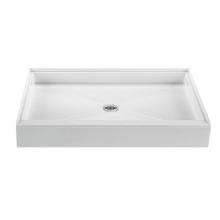 MTI Baths MB4832CD-WH - 48X32 Basics Shower Base White Center Drain