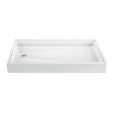 MTI Baths MB6036ED-WH-RH - 60X36 BASICS SHOWER BASE WHITE RIGHT HAND DRAIN