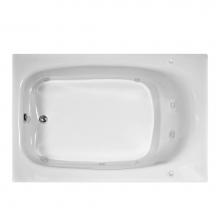 MTI Baths MBSRX7248E-WH - 72X48 WHITE SOAKING BATH-BASICS