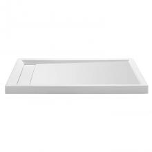 MTI Baths SB6030MTHDBILH - 6030 ACRYLIC CXL LH HIDDEN DRAIN MULTI THRESHOLD - BISCUIT