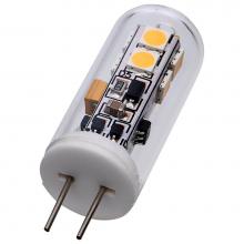 Satco S12310 - 2 Watt T4 LED - Clear Finish - Bi Pin G4 Base - 3000K - 12 Volt