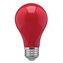 Satco S14984 - 8A19/RED/LED/E26/120V