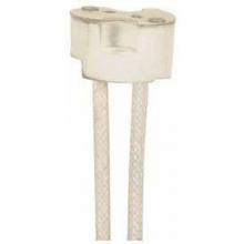 Satco 80-2049 - Round Porcelain Halogen Socket For G4