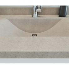 Swan CV02249.212 - CV1B2249 Contour 22 x 49 Single Bowl Vanity Top in Clay